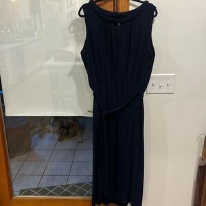 CJ Banks Navy Maxi Dress